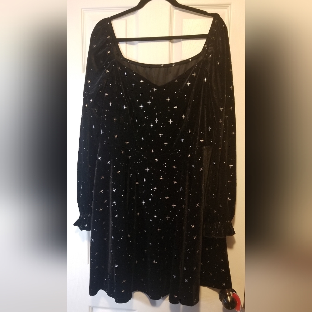 Mini dress with stars